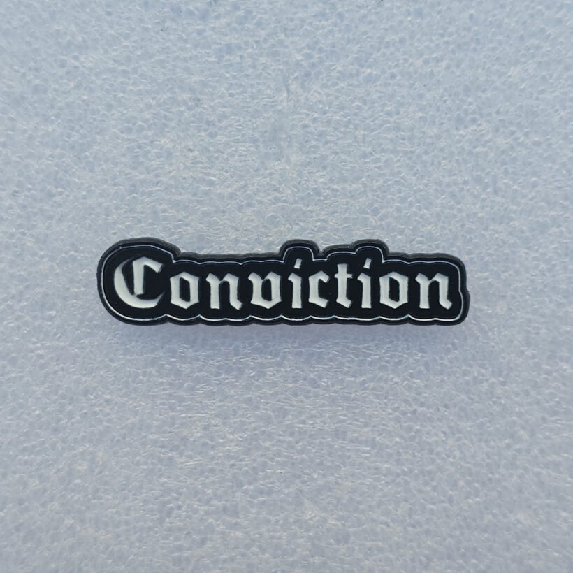 Conviction Enamel Pin Conviction Enamel Pin