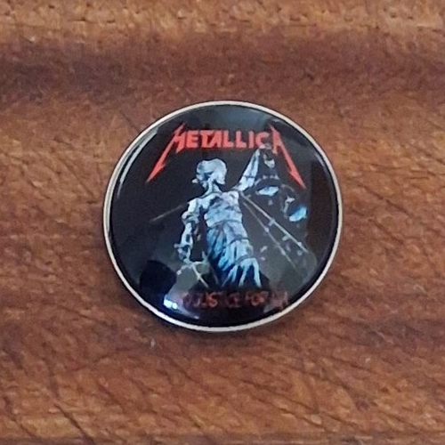 Justice Album Cover Offset Printed Pin (Large)