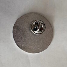 Back of Metal Horns Offset Printed Pin
