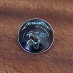 Metallica Logo & Snake Offset Printed Pin