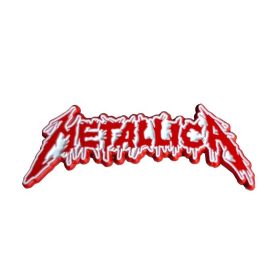 Metallica One Logo Enamel Pin (Red and White - 2026)