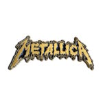 Metallica One Logo Enamel Pin (Black and Brass - 2026)