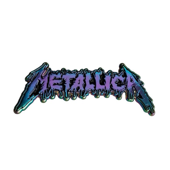 Metallica One Logo Enamel Pin (Black and Rainbow - 2026)
