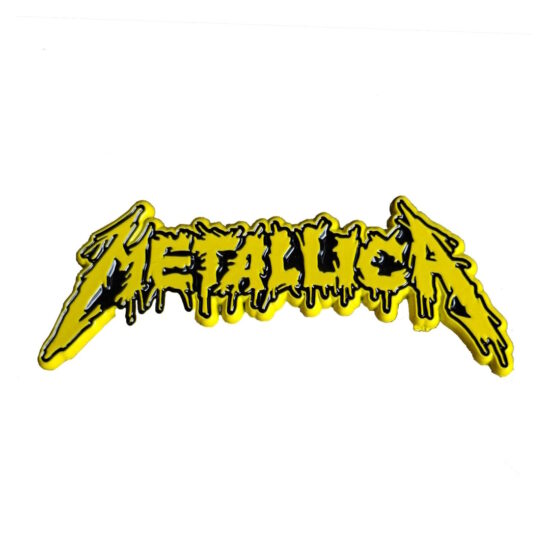 Metallica One Logo Enamel Pin (Black and Yellow - 2026)