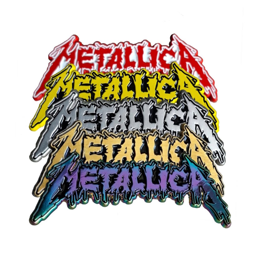 Metallica One Logo Enamel Pins Set Metallica One Logo Enamel Pins Set